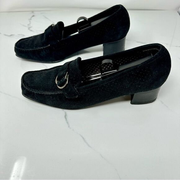 Stuart Weizman Suede Loafers- Size 10 - Picture 1 of 14